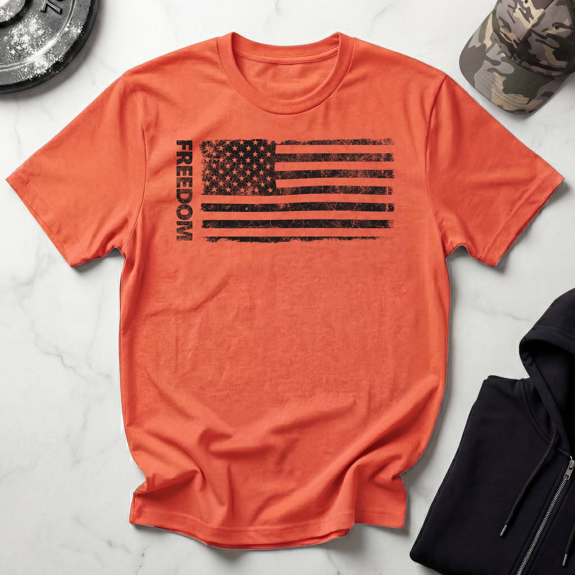 Flag Of Freedom Vintage Gym T-Shirt