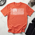 USA Freedom Flag Vintage Gym T-Shirt