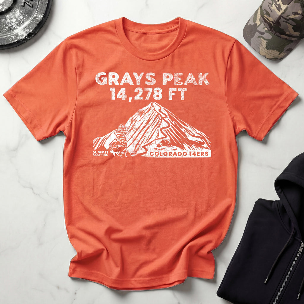 Grays Peak Retro Gym T-Shirt