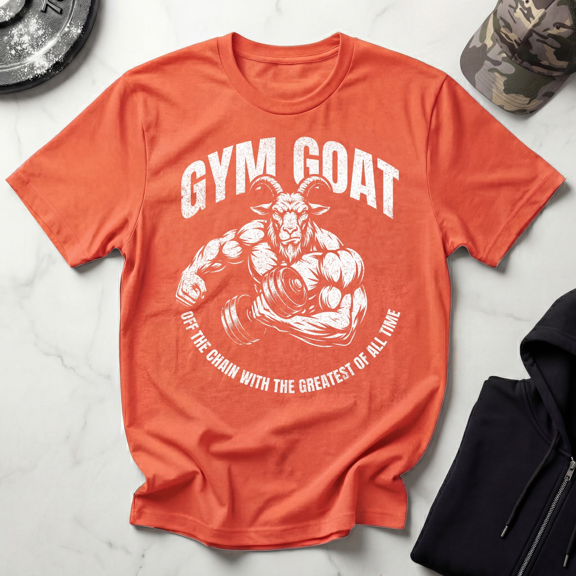 Gym GOAT Graphic Vintage Gym T-Shirt