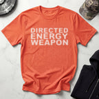 Directed Energy Half Tone White Gym T-Shirt