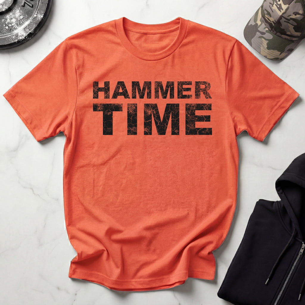 Hammer Time Grunge Dark Gym T-Shirt