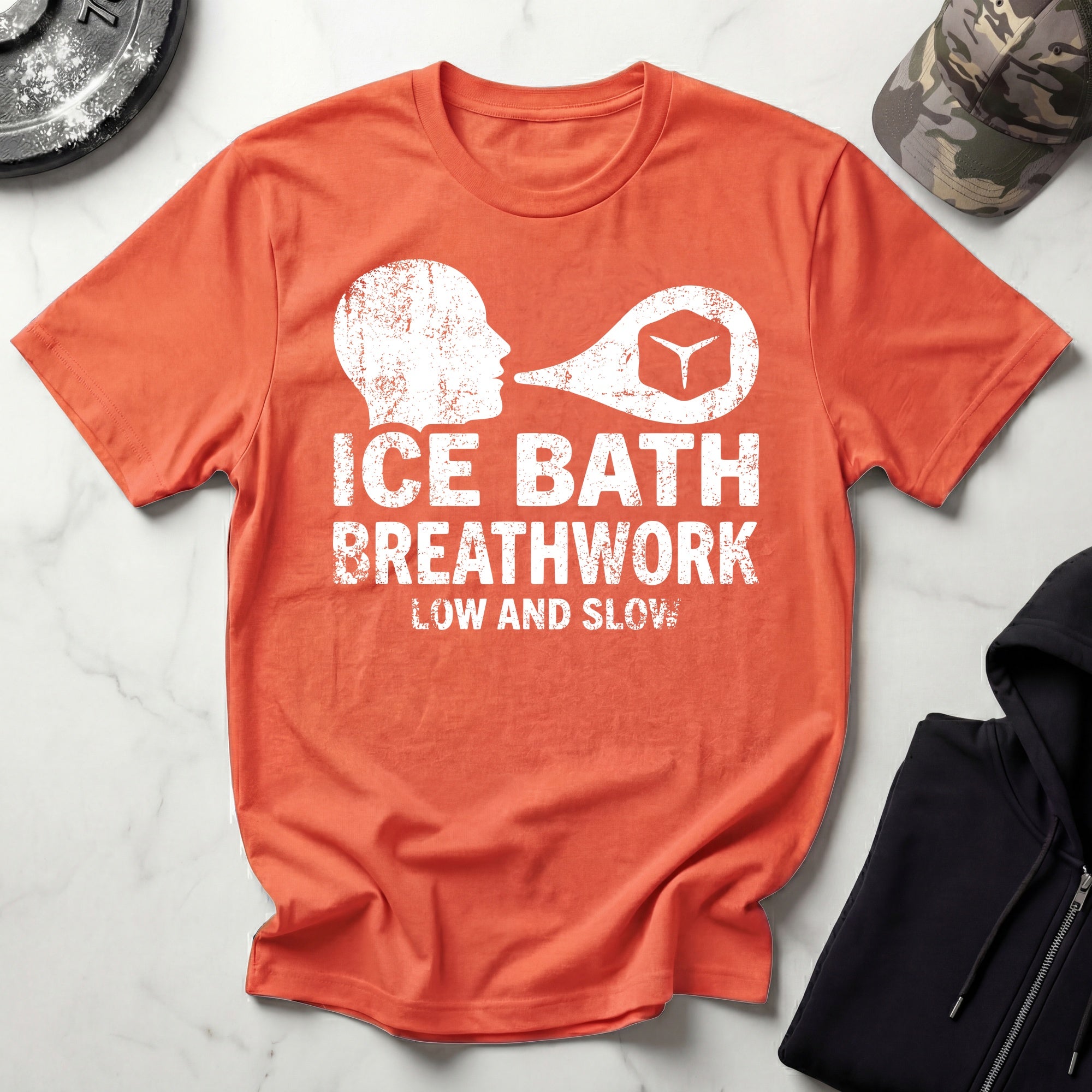Ice Bath Breathing Vintage Gym T-Shirt