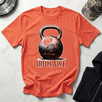 Iron Awe Kettlebell Graphic Gym T-Shirt