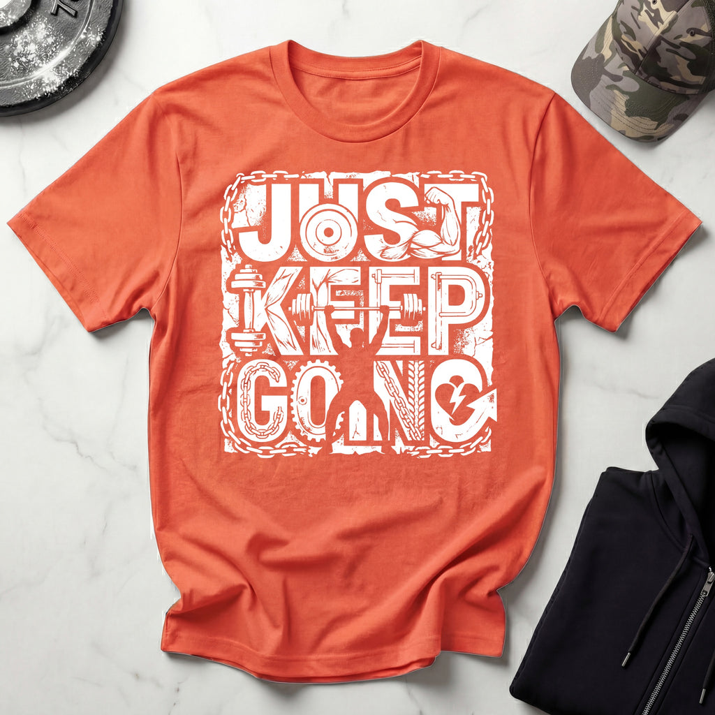 Just Keep Going Weightlifter T-Shirt