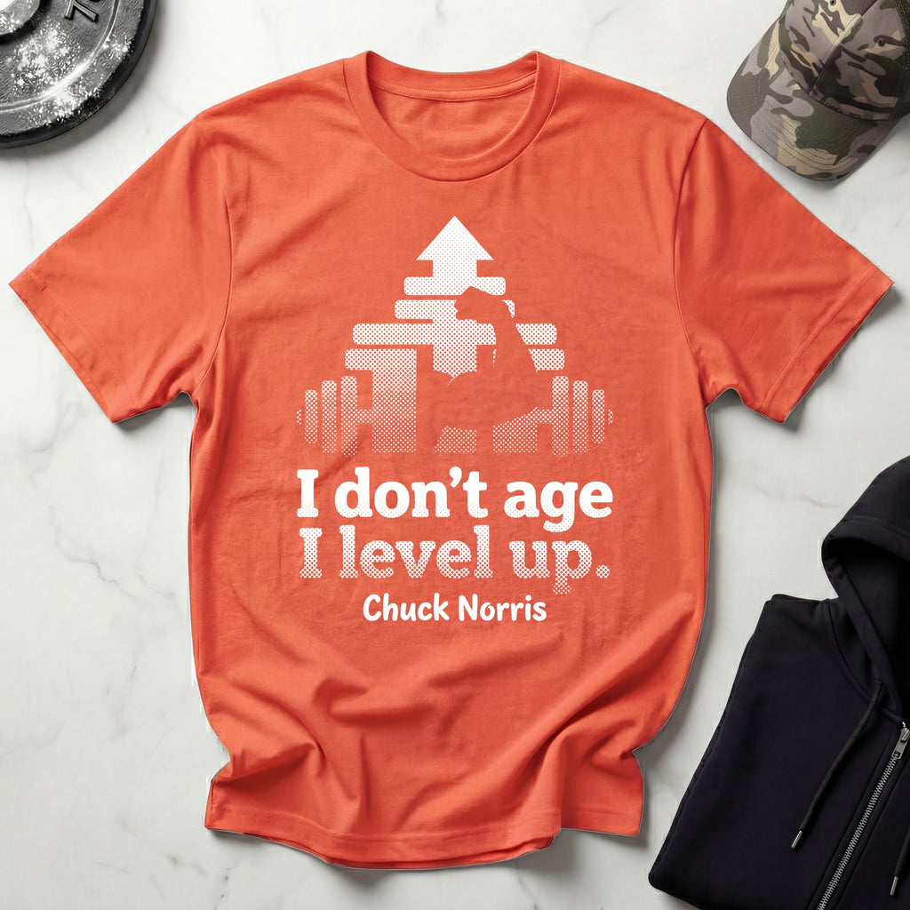 I Dont Age I Level Up Vintage Gym T-Shirt