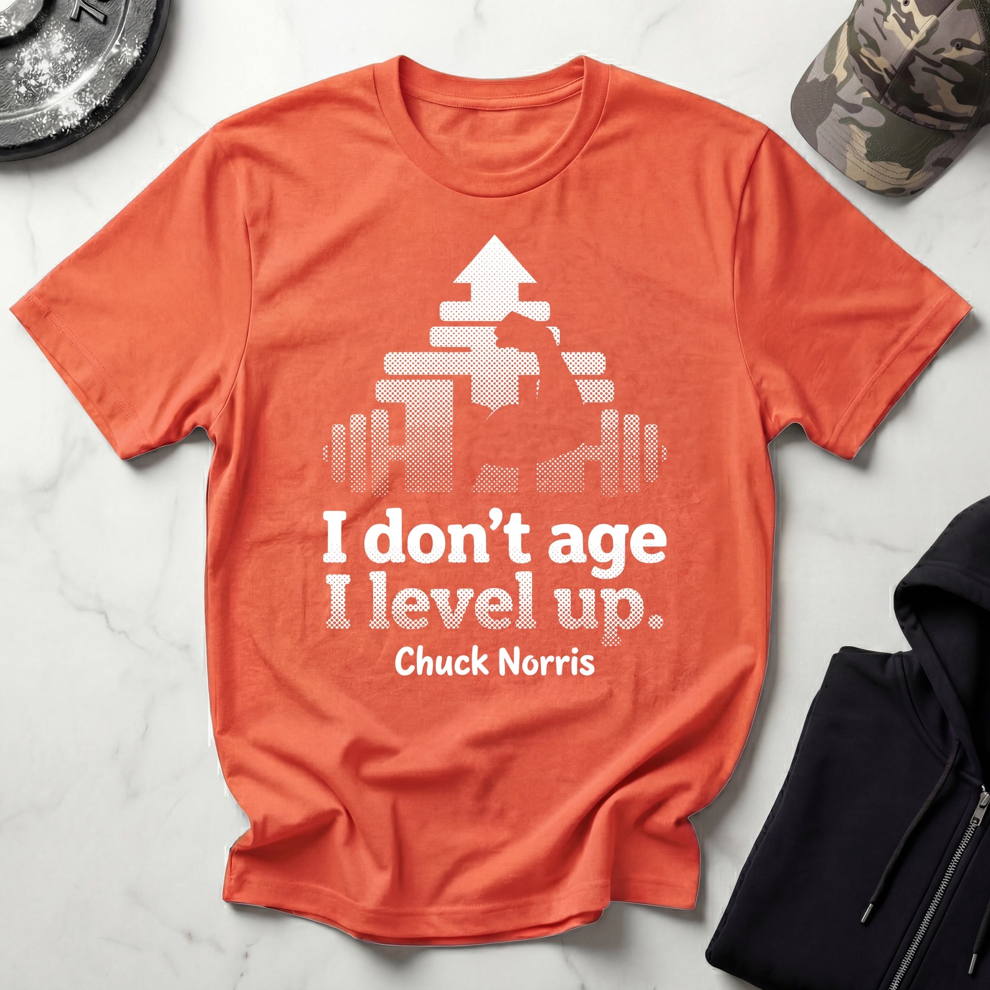 I Dont Age I Level Up Vintage Gym T-Shirt