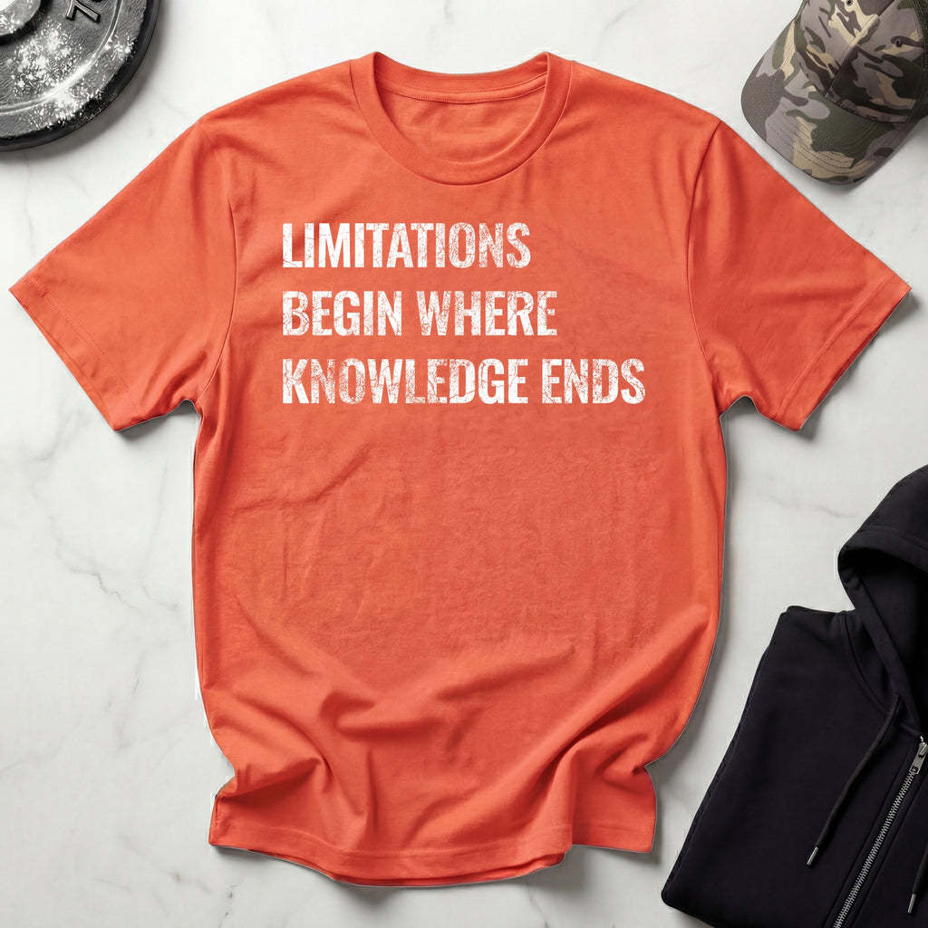 Knowledge Limitation Graphic Gym T-Shirt