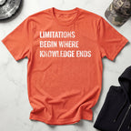 Knowledge Limitation Graphic Gym T-Shirt