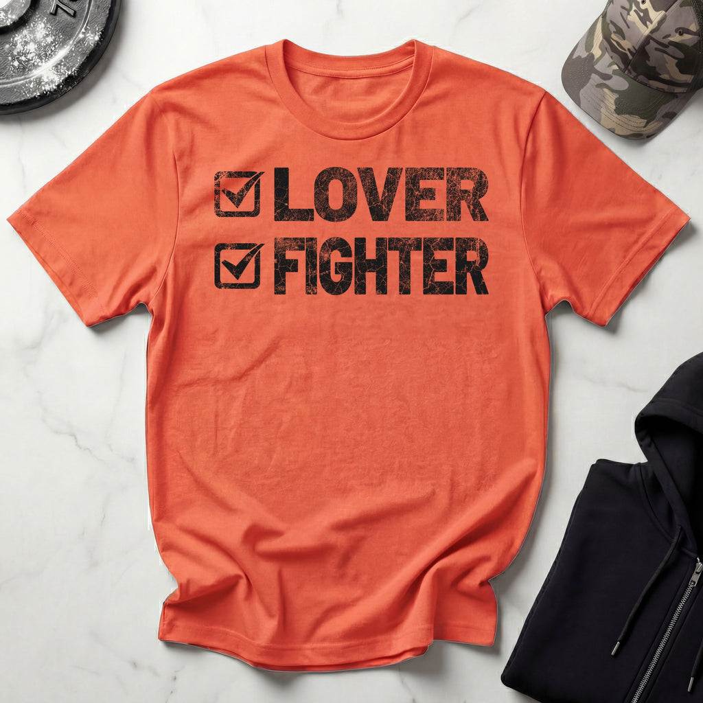 Lover Fighter Retro Gym T-Shirt