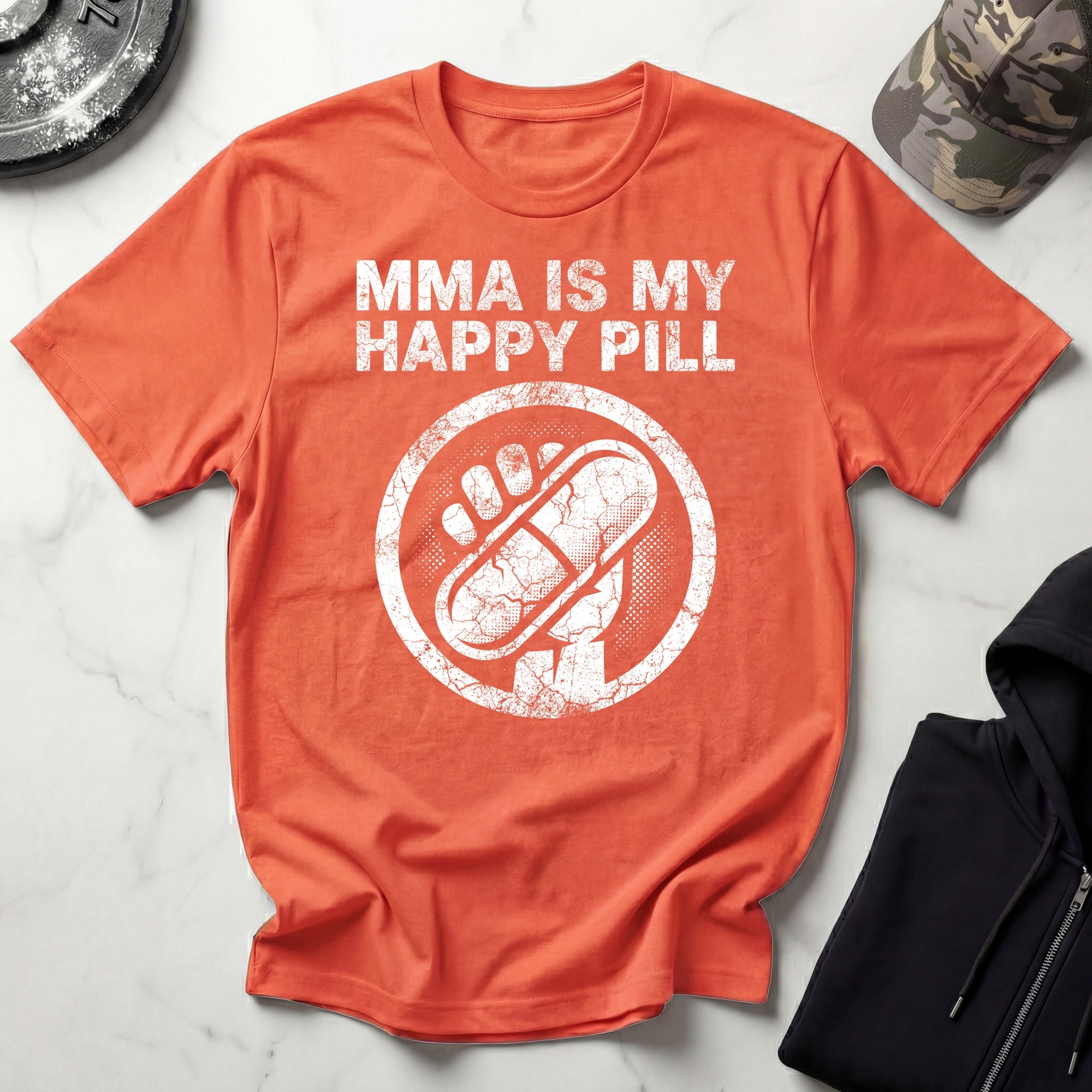 MMA Is My Happy Pill Gym T-Shirt