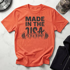 USA Weights Training Vintage Gym T-Shirt