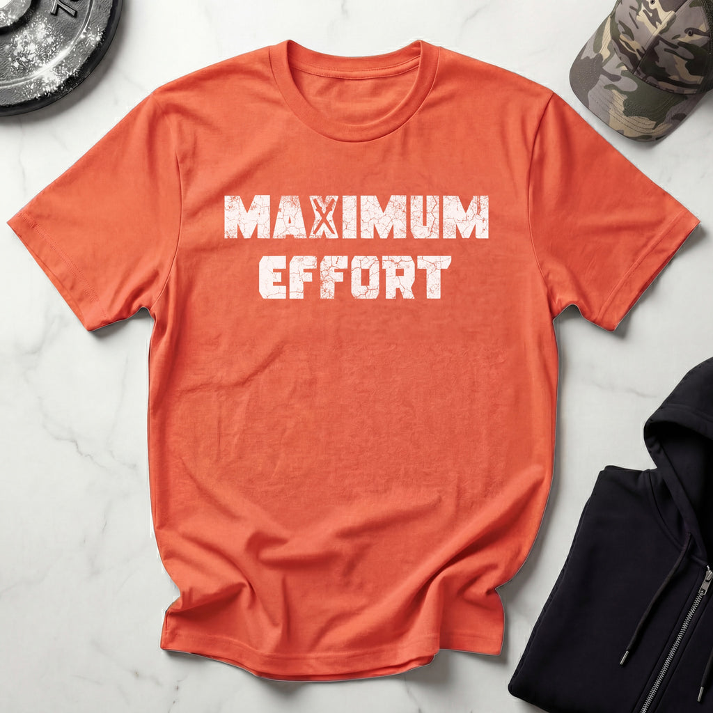 Maximum Effort Retro Gym T-Shirt