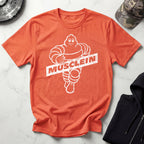 Musclein Man Graphic Vintage Gym T-Shirt
