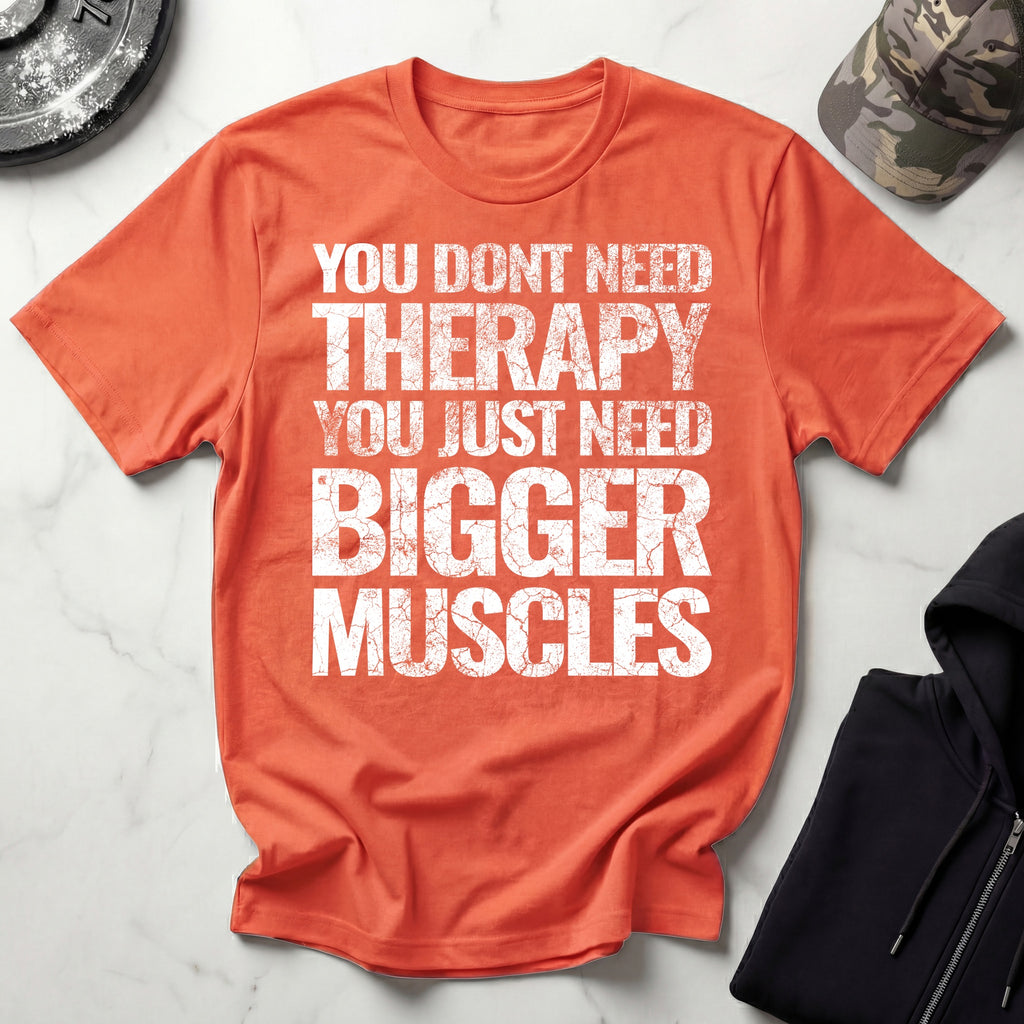 Muscle Therapy Grunge Graphic Gym T-Shirt