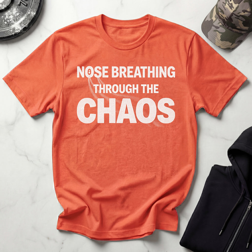 Breathwork Nose Breathe Chaos Gym T-Shirt