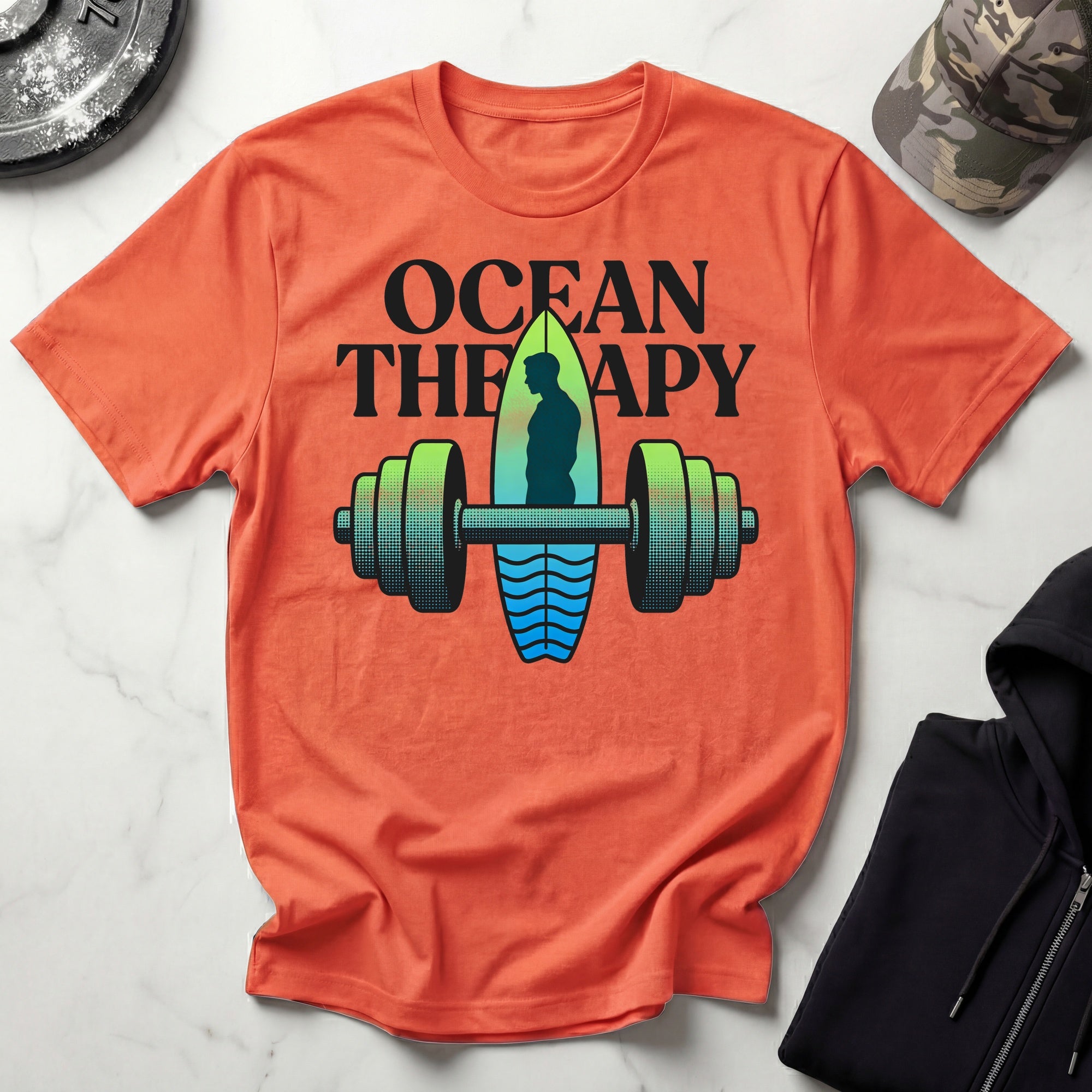 Surf Ocean Therapy Gym T-Shirt