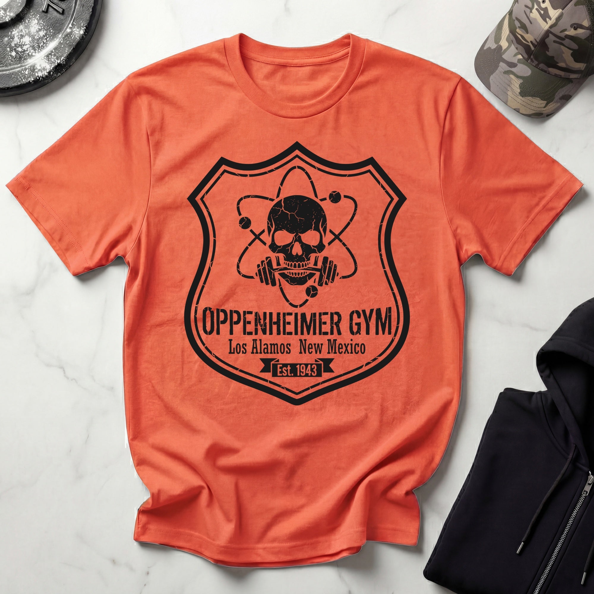 Oppenheimer Nuke Explosive Vintage Insignia Gym Tee