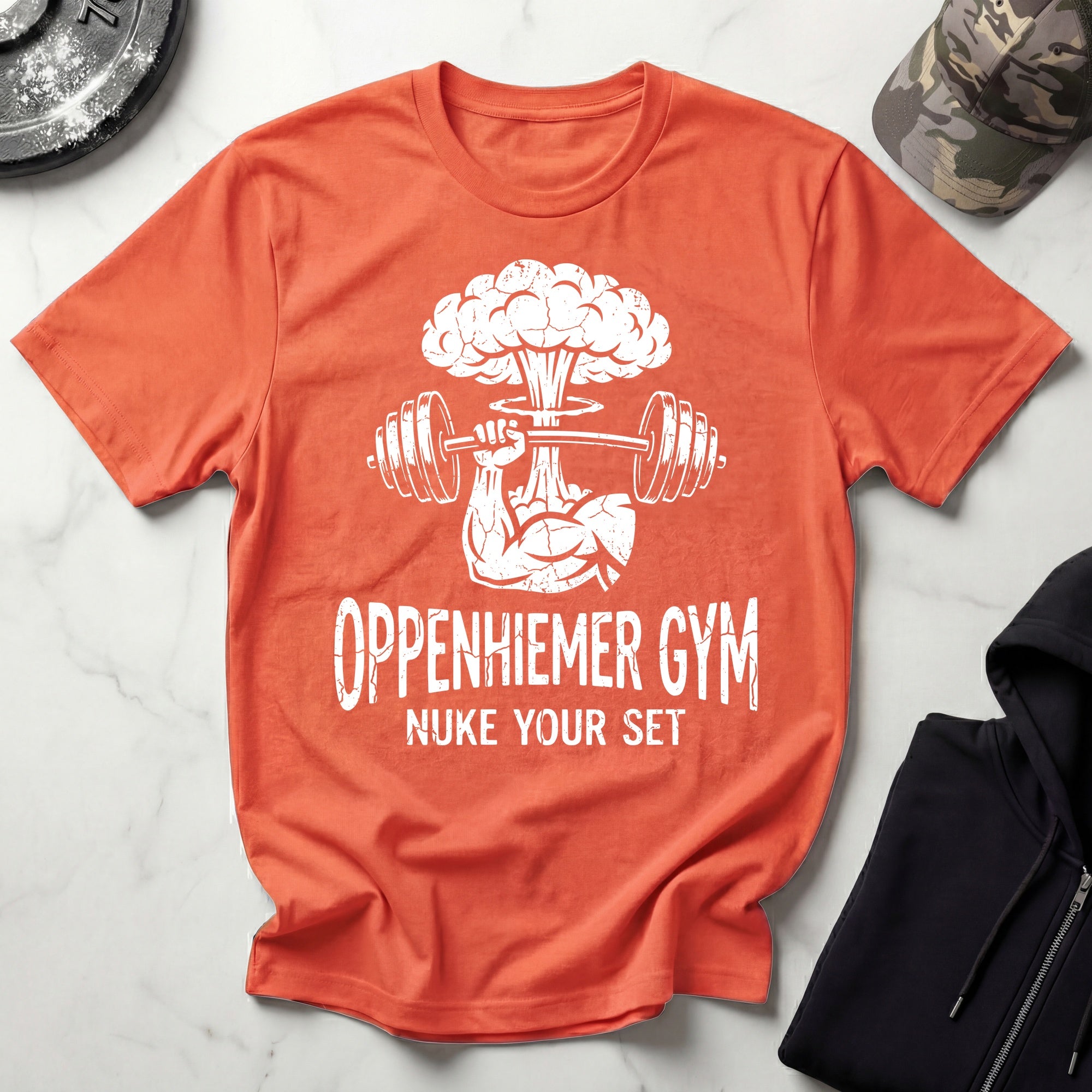 Oppenheimer Nuke Explosive Vintage Graphic Gym T-Shirt