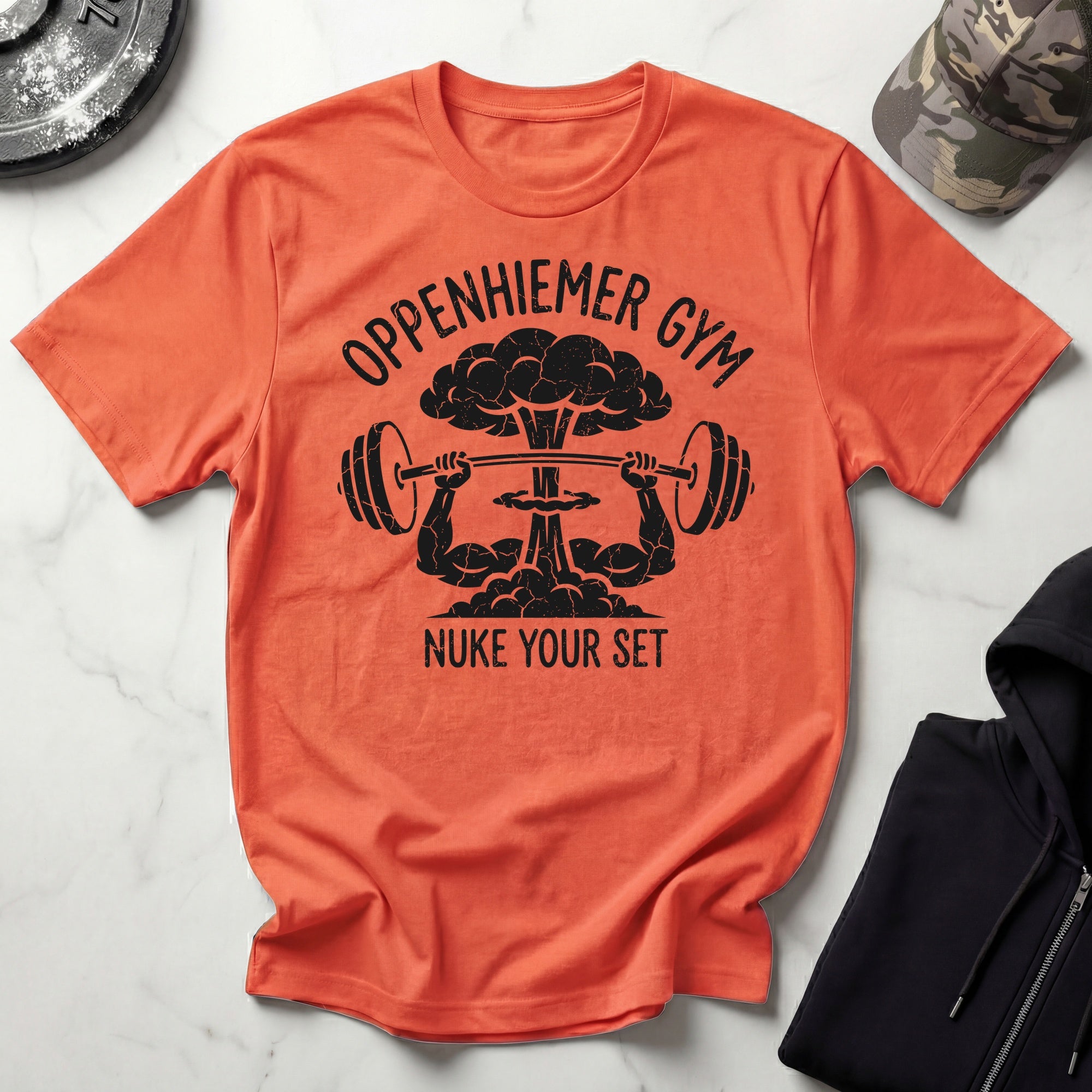 Oppenheimer Nuke Science Vintage Insignia Gym Tee