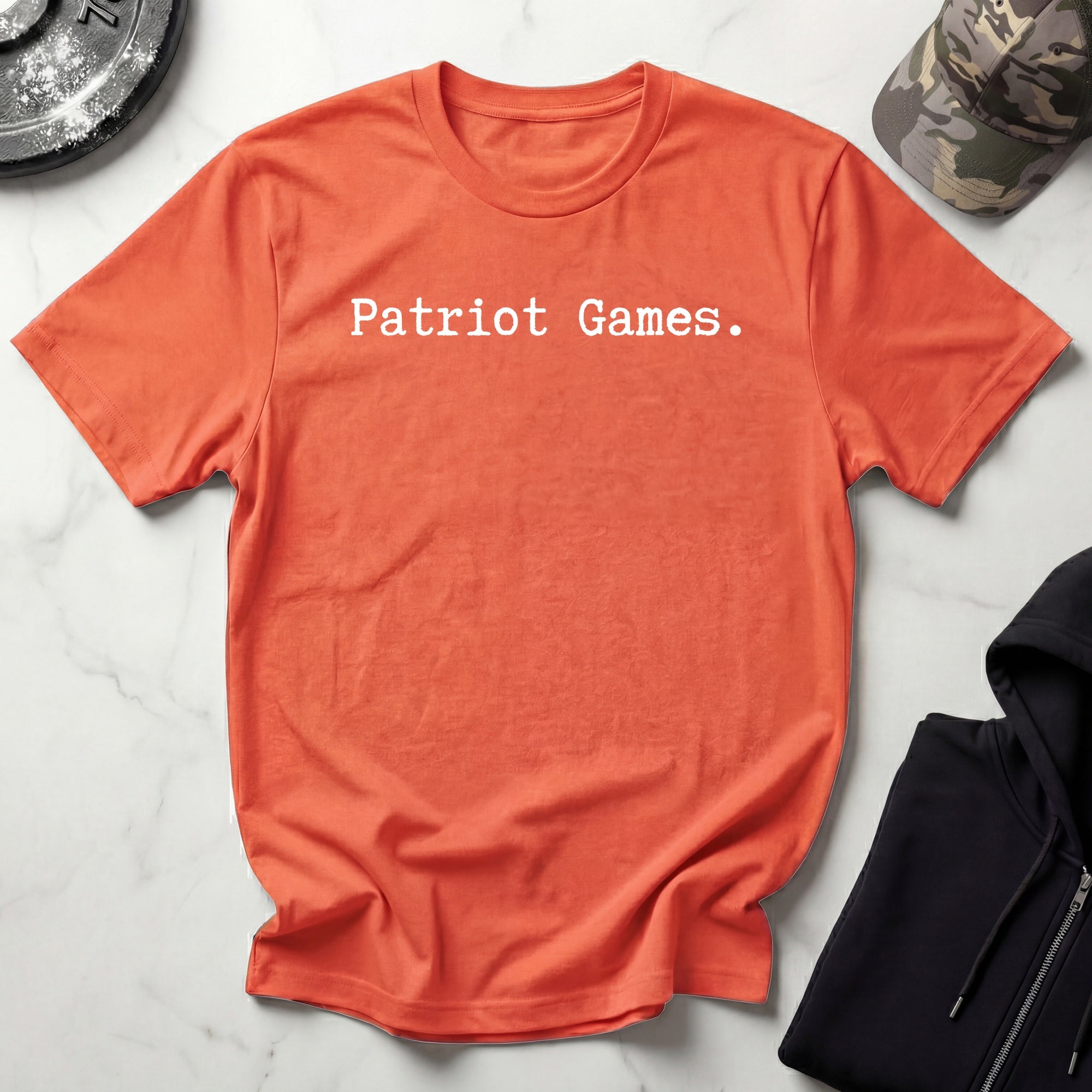 Patriot Games Typographic Vintage Gym T-Shirt