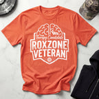 Roxzone Veteran Graphic White Gym T-Shirt