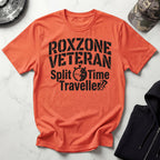 Roxzone Veteran Split Time Traveller Dark Gym T-Shirt