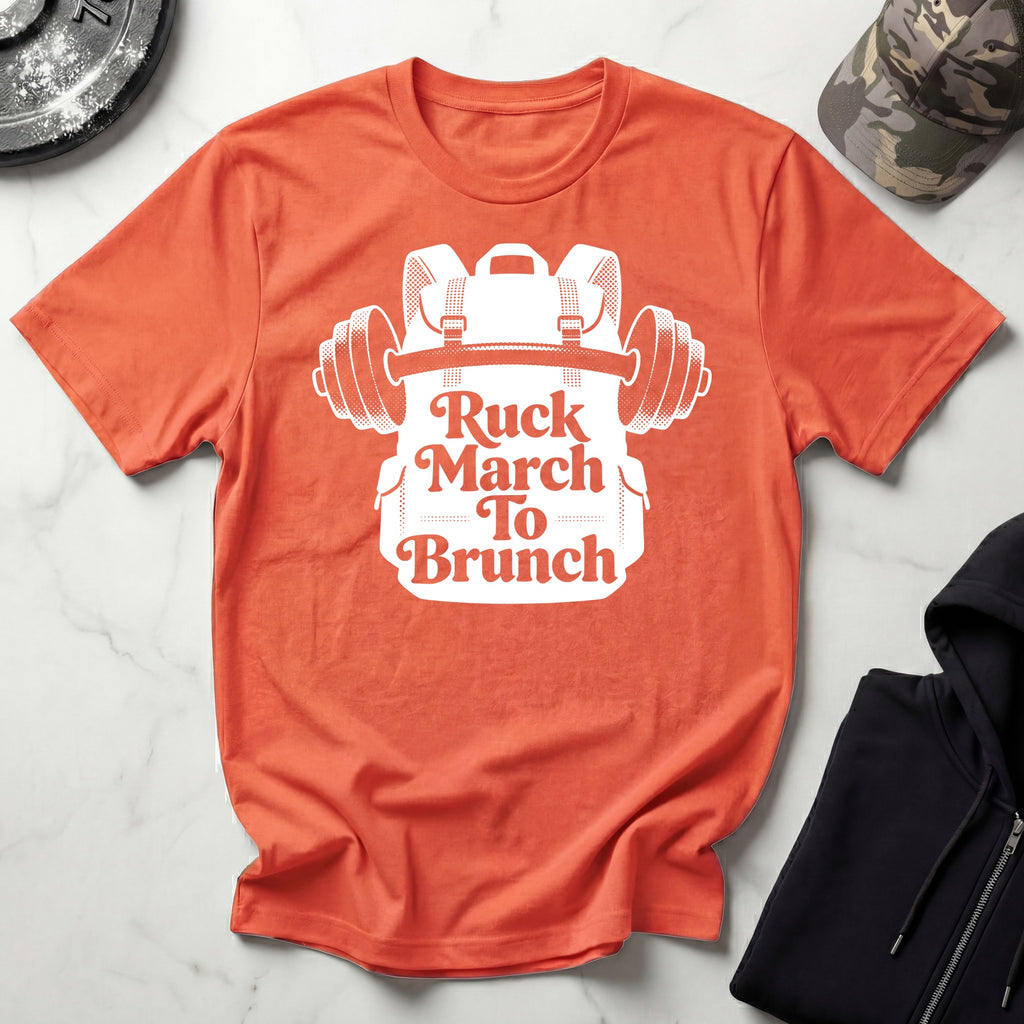 Ruck March To Brunch Graphic Gym T-Shirt