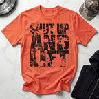 Shut Up and Light Graphic Vintage Gym T-Shirt