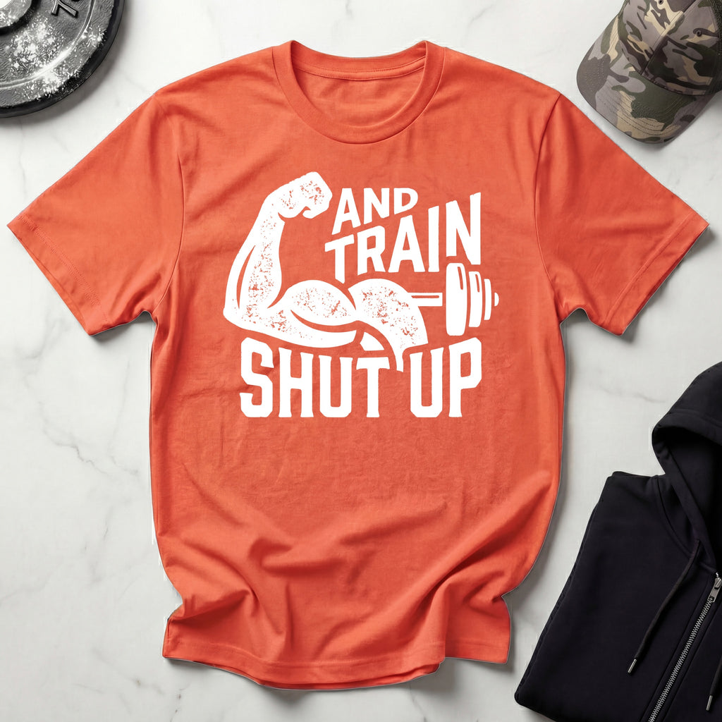 Shut Up And Train Graphic Gym T-Shirt