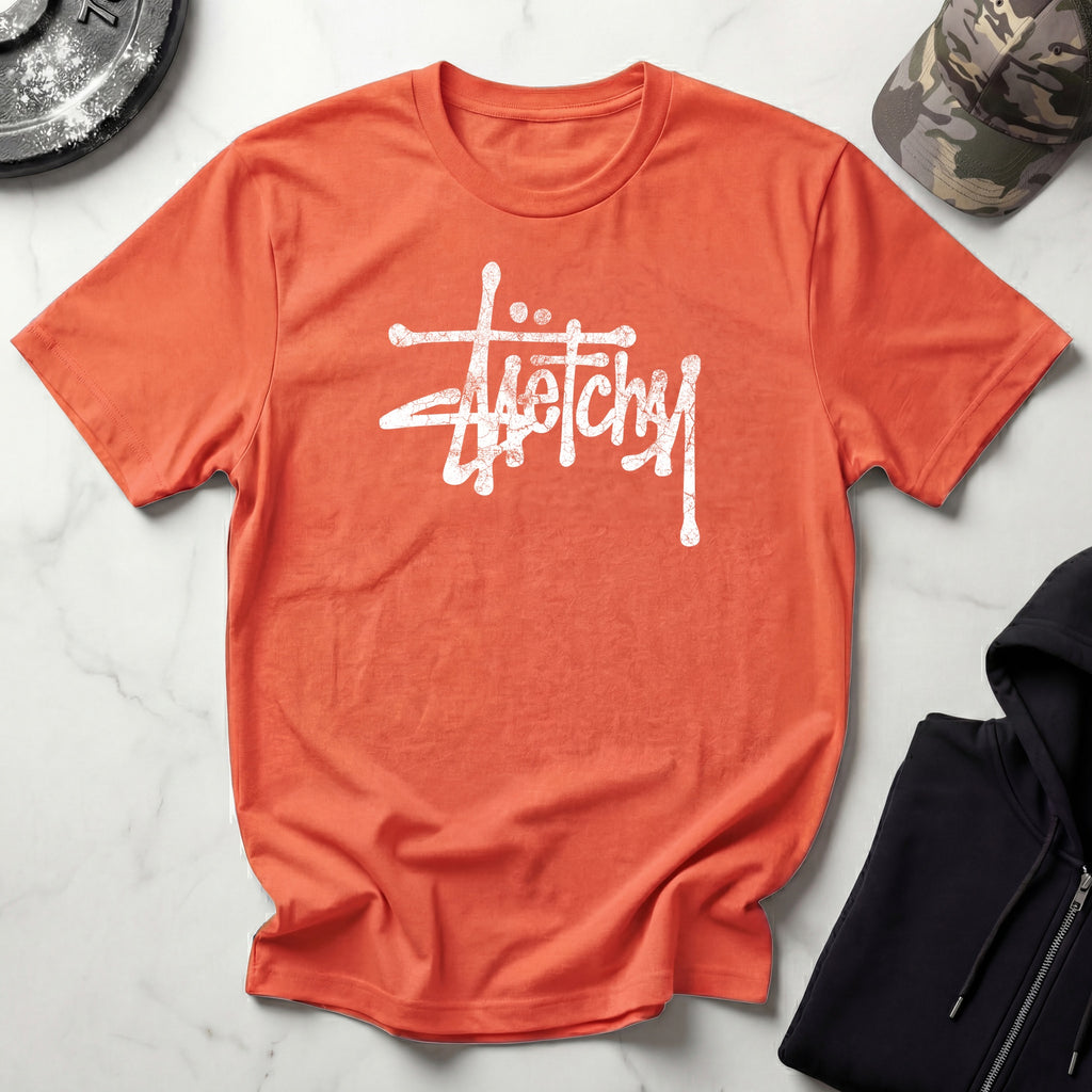 Sketchy Graphic Grunge Vintage Gym T-Shirt