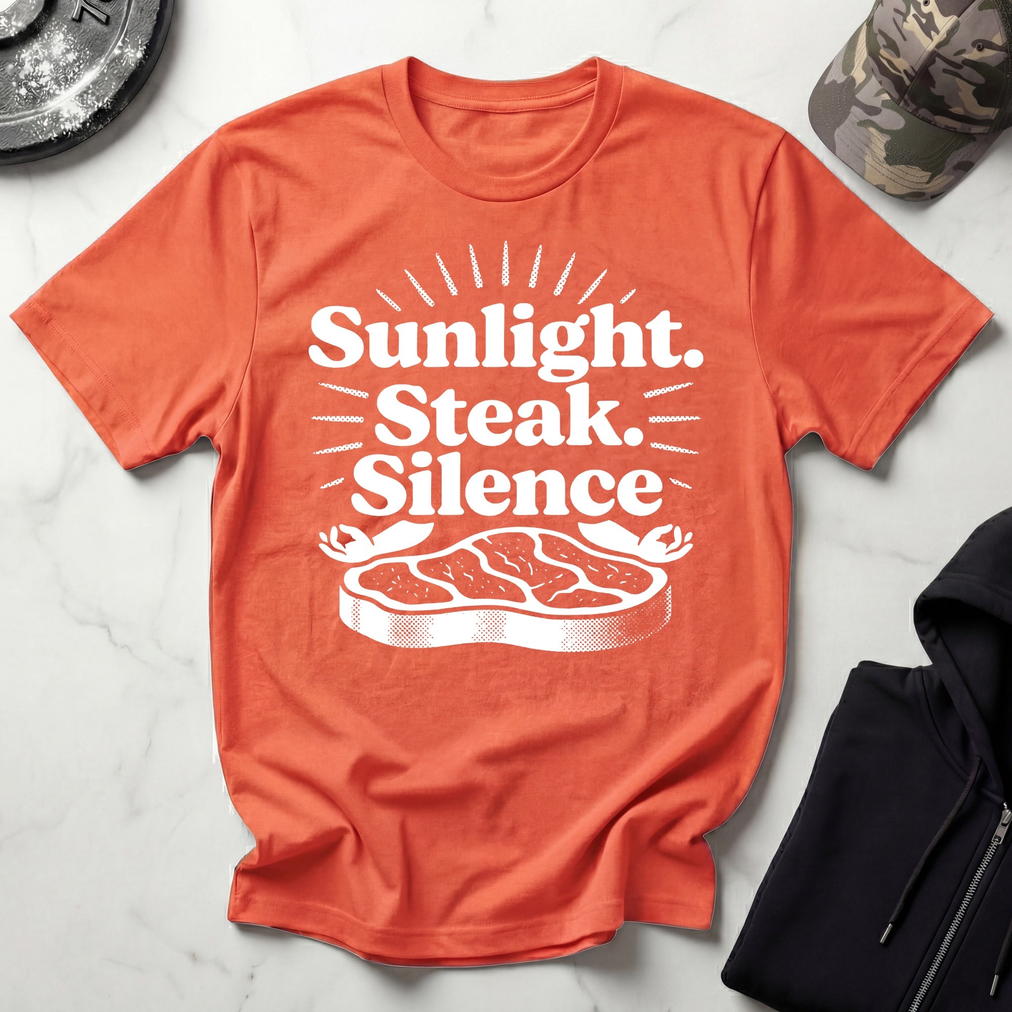 Sunlight Steak Silence Vintage Gym T-Shirt