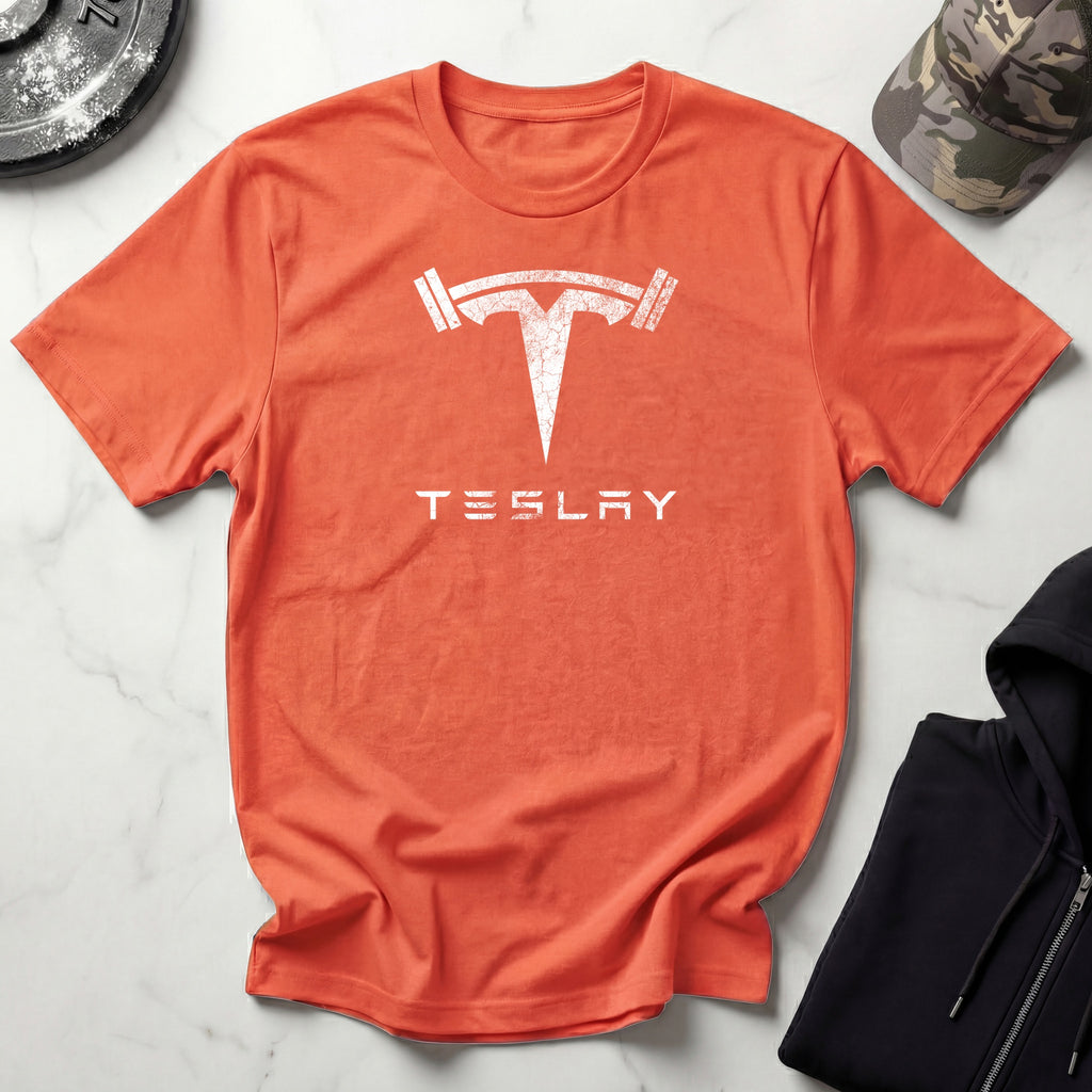 TESLAY Lifter Vintage Gym T-Shirt