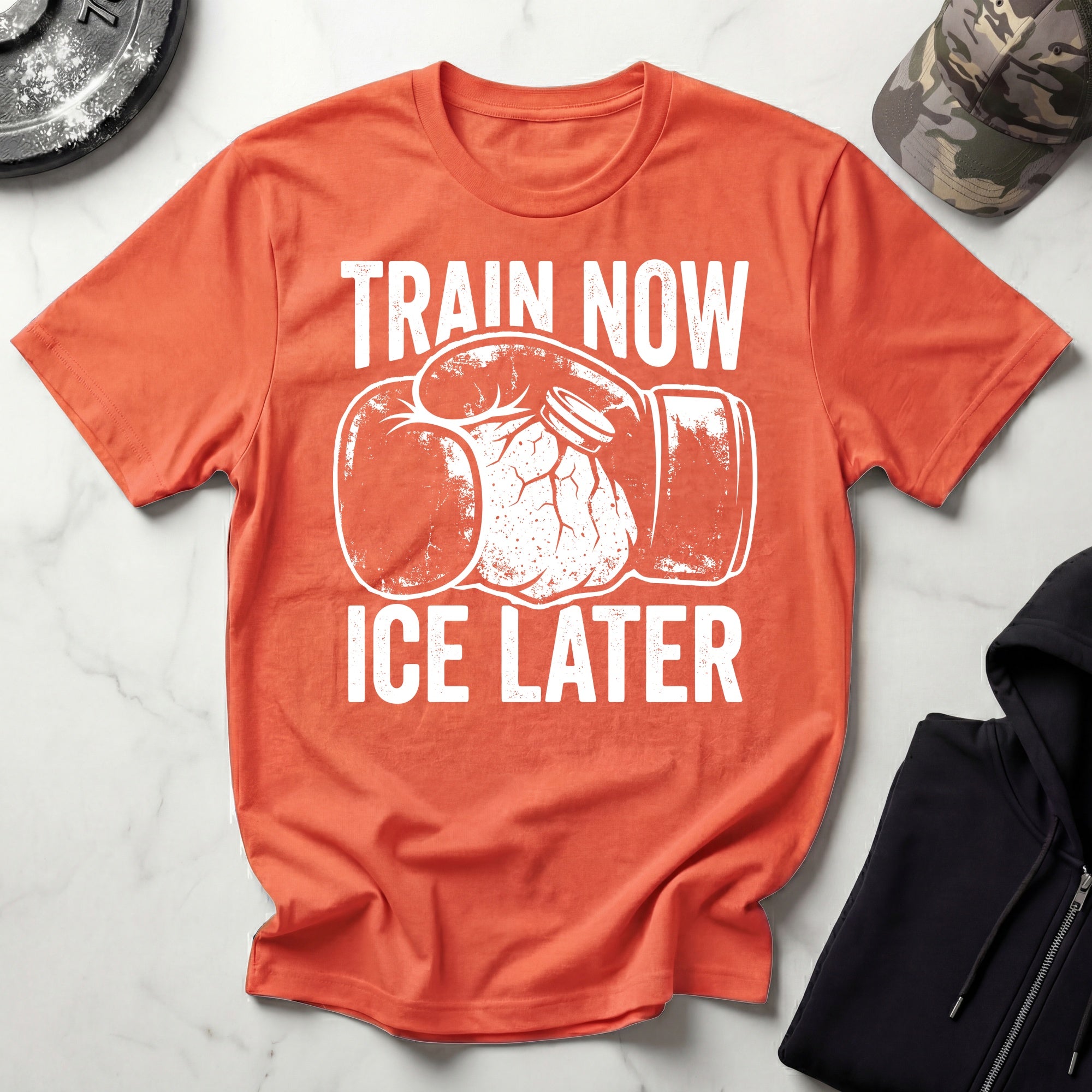 Train Now Ice Later Boxing MMA T-Shirt