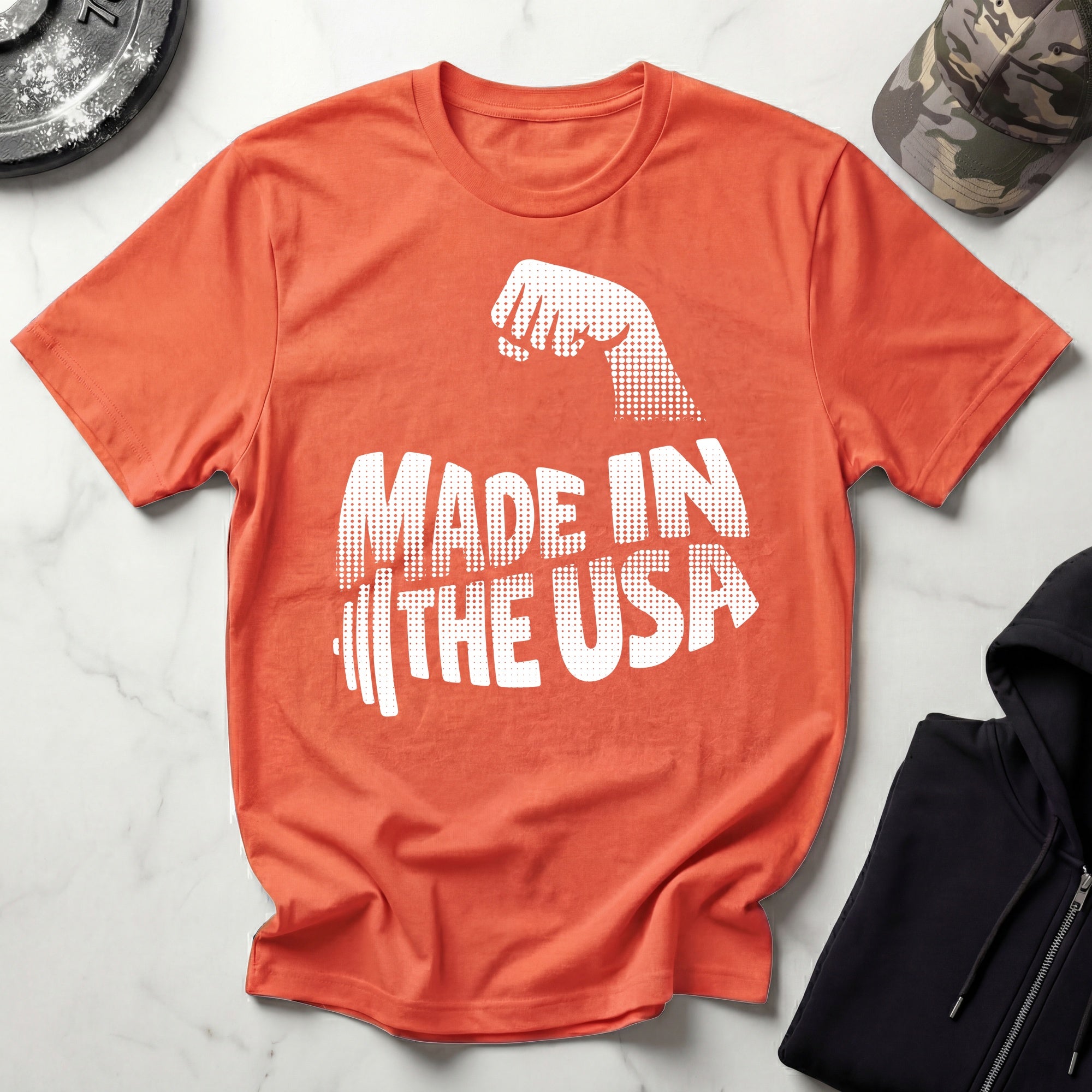 Weightlifting USA Vintage Graphic Gym T-Shirt
