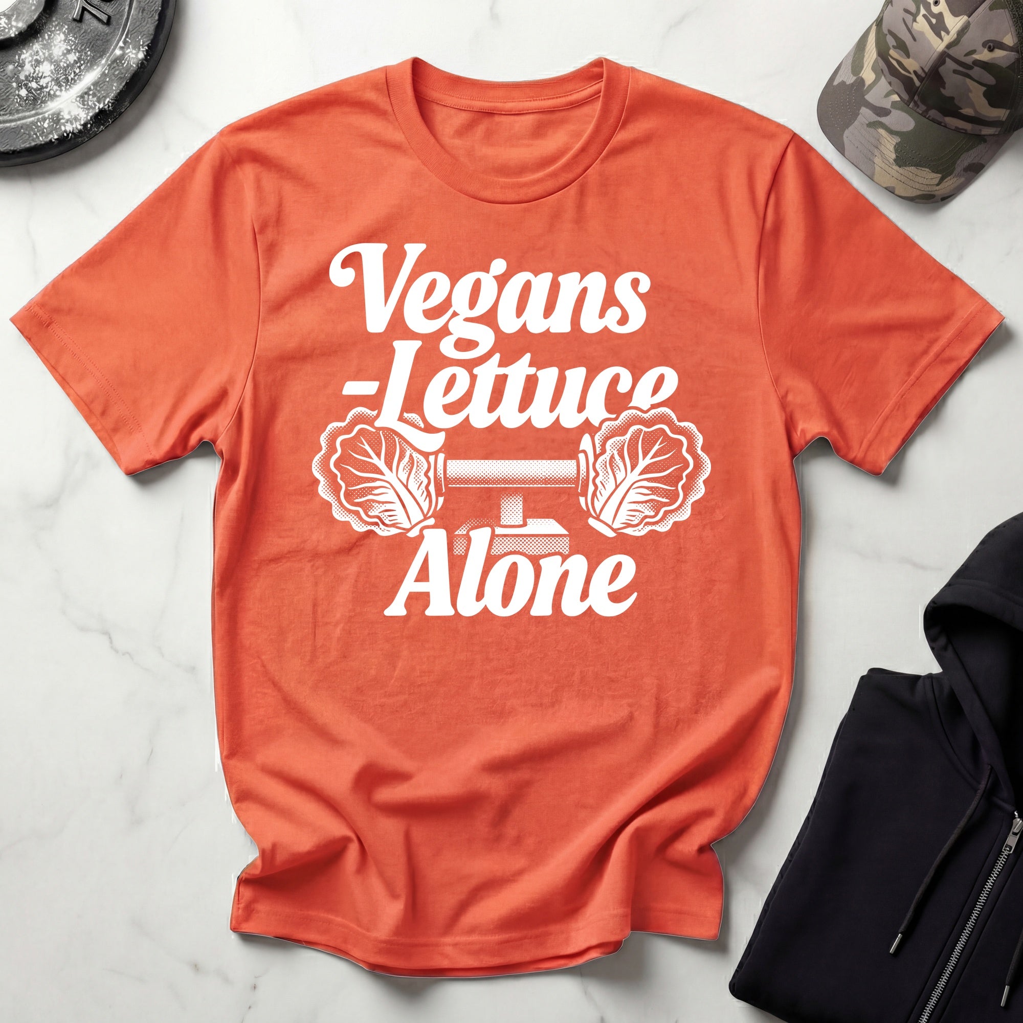 Vegans Lettuce Alone Vintage Gym T-Shirt