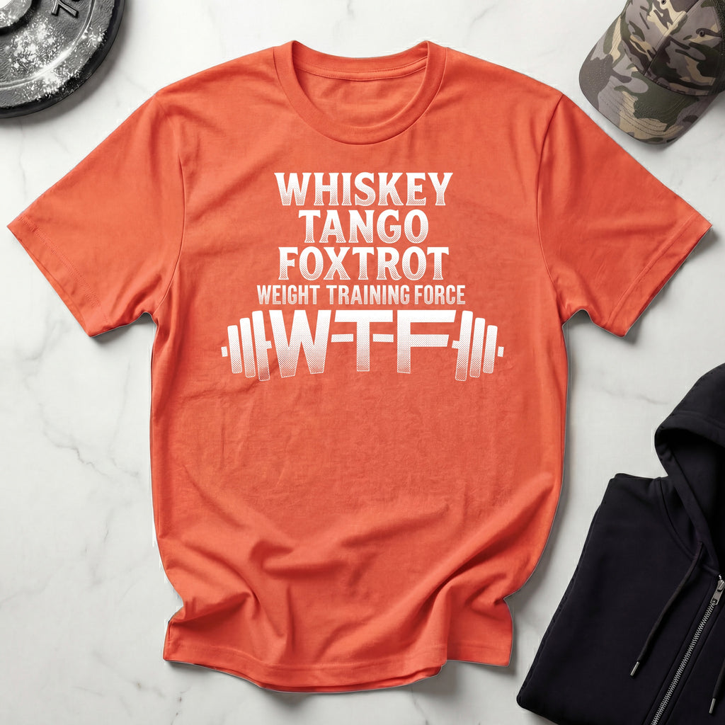 Whiskey Tango Foxtrot Vintage Graphic Gym T-Shirt