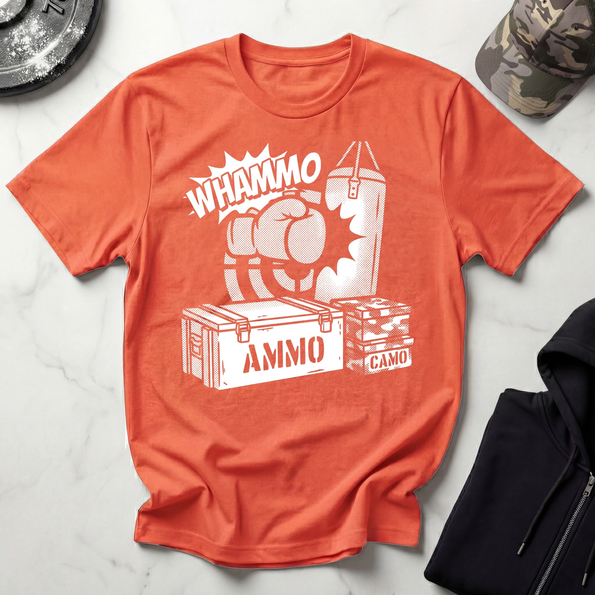 Whammo Military Boxing Gym T-Shirt