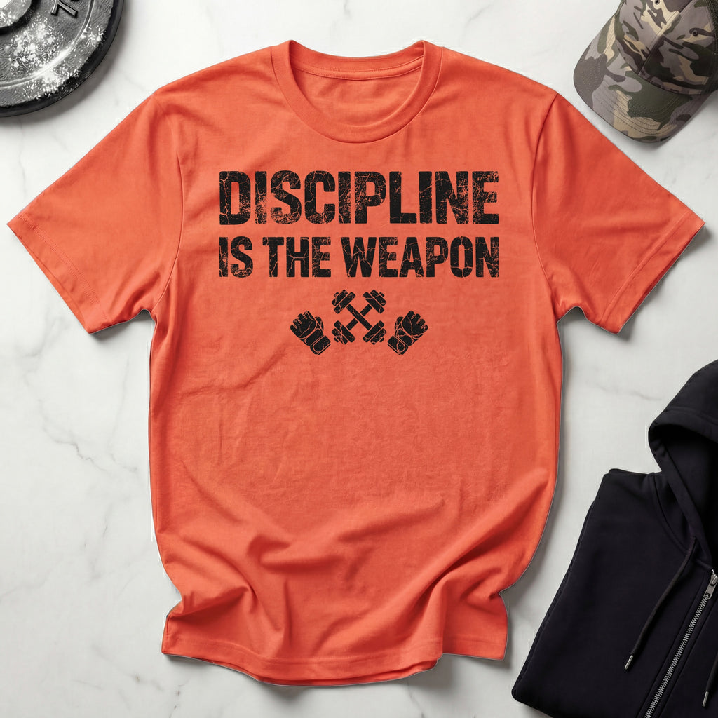 Weapons Discipline Bodybuilding Vintage Gym T-Shirt