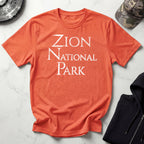 Zion National Park Retro Gym T-Shirtt