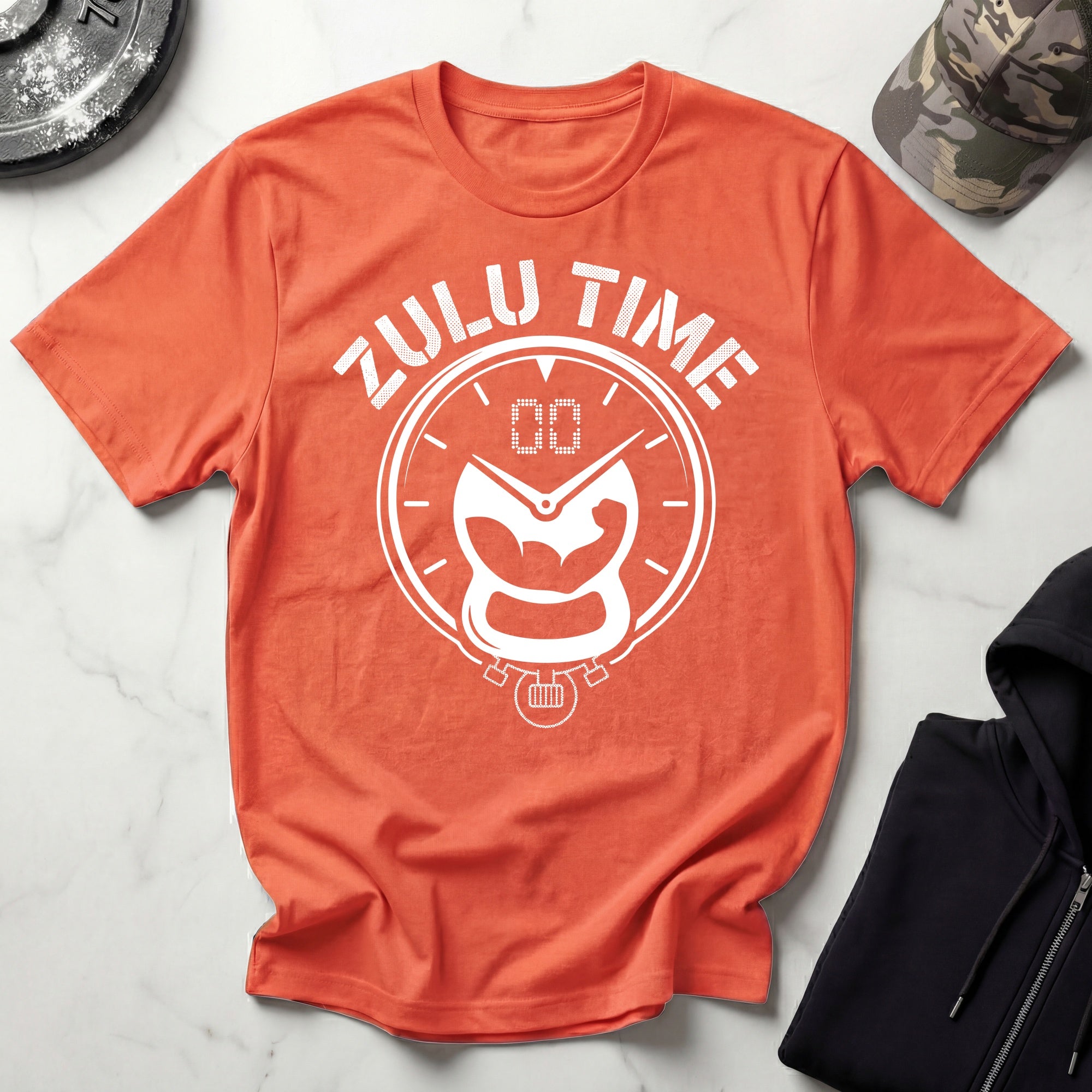 Zero Hour Zulu Time Workout Gym T-Shirt
