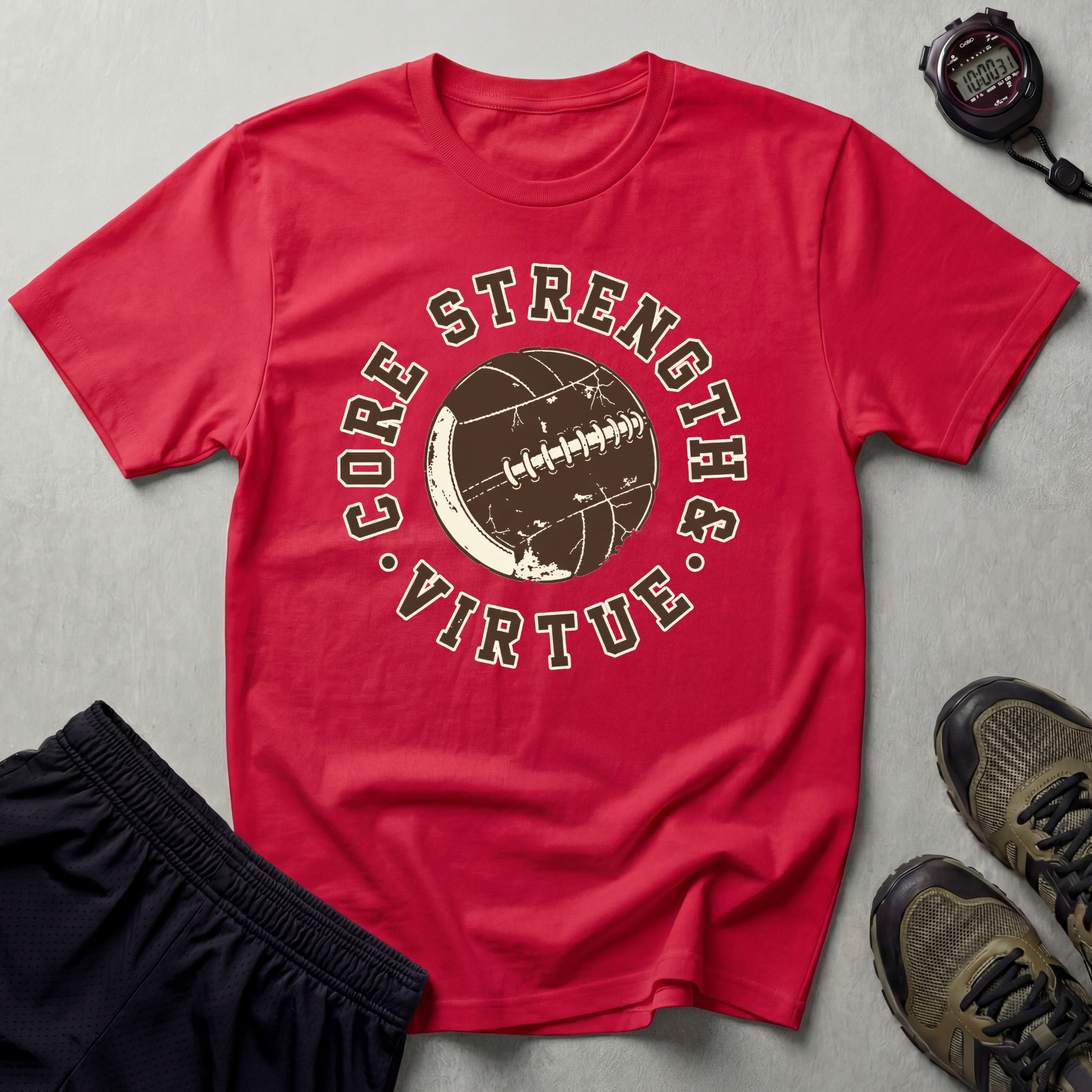 Core Strength and Virtue Gym T-Shirt