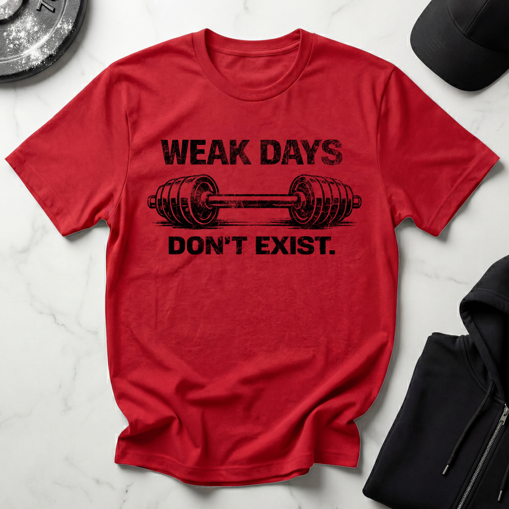 Weak Days Dont Exist Light Tee
