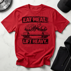 Eat Meat Lift Heavy Light Tee