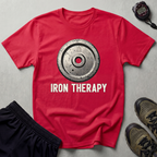 Iron Therapy Weightlifting Gym T-Shirt