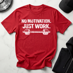 No Motivation Just Work Dark Tee