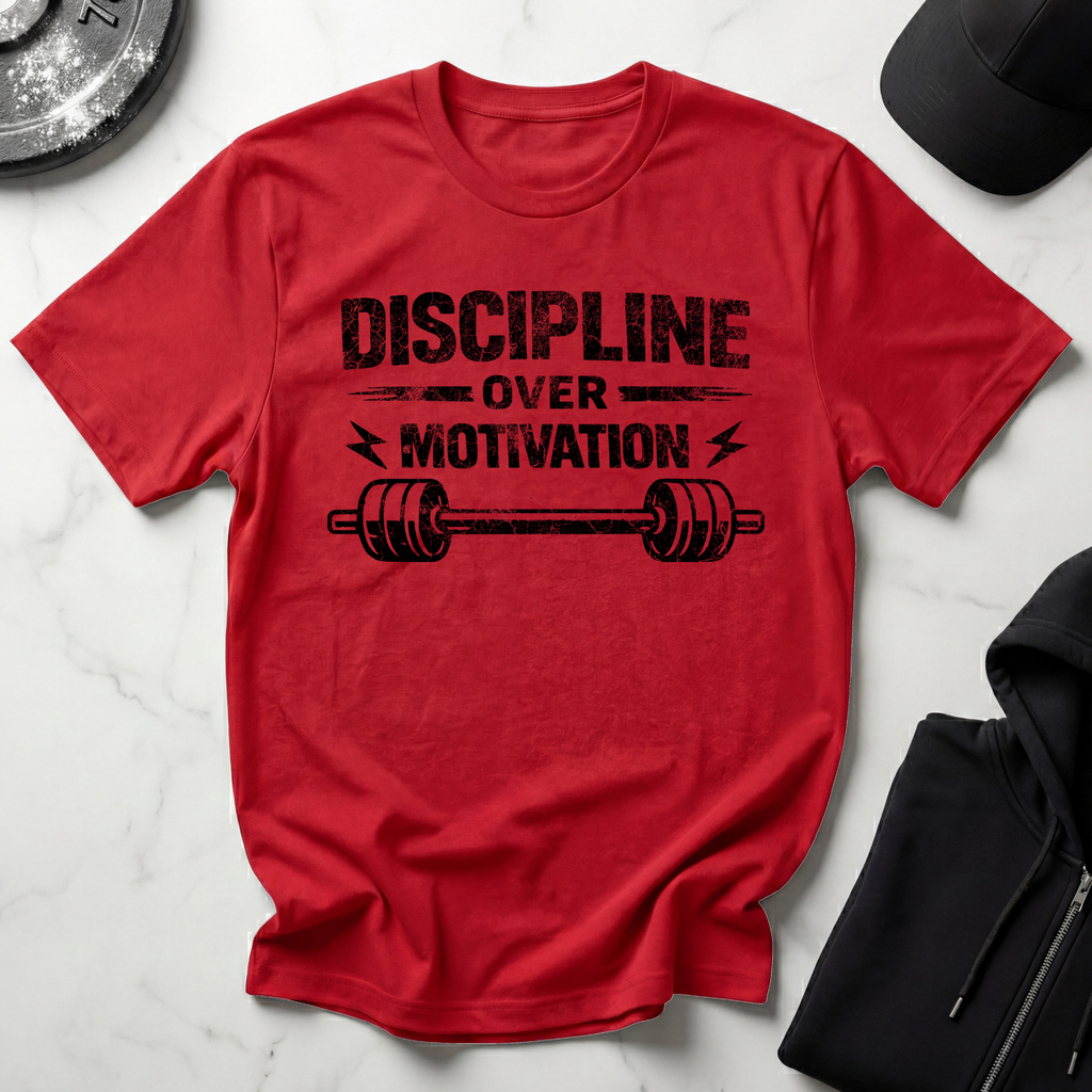 Discipline Over Motivation Light Tee