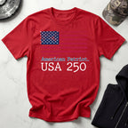 American Patriot 250 Stars and Stripes Vintage Gym T-Shirt