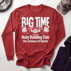 Big Time Bodybuilding Long Sleeve Gym Tee