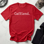 Caffiend Type Retro Gym T-Shirt